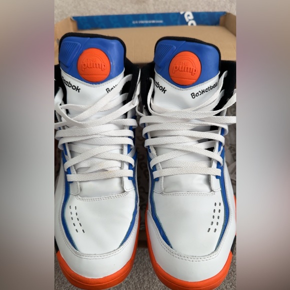 Reebok Twilight Zone Pump Classic wht/blue/orange/black 13 - Picture 2 of 8